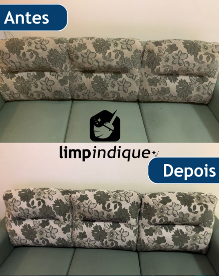 Antes x Depois Sofa 2 Limpindique